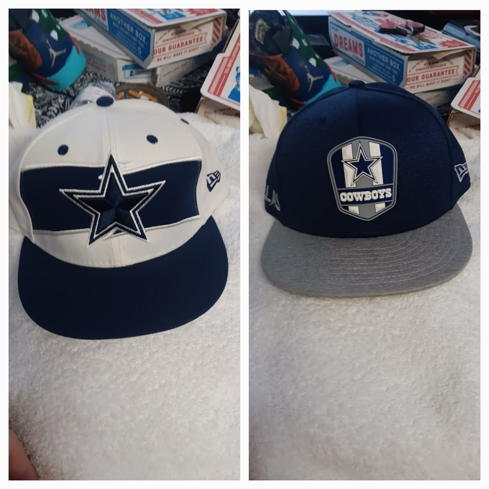 2 Dallas cowboys snapbacks